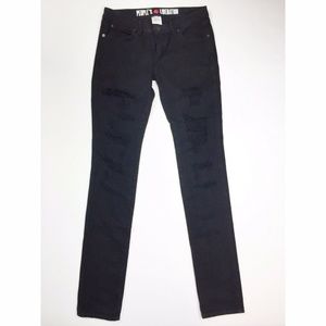 People's Liberation 25 Black Distressed Jeans G